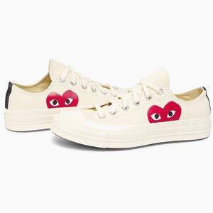 Comme des Garçons PLAY x Converse Collab Sz 7